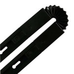 Złączka elastyczna do szyny  czarna