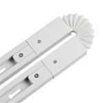 Złączka elastyczna do szyny biała
