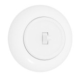 Włącznik pojedynczy schodowy z ramką biały EX1 LOFT