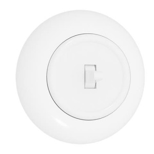 Włącznik pojedynczy schodowy z ramką biały EX1 LOFT
