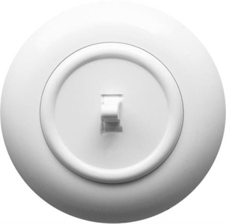 Włącznik pojedynczy schodowy z ramką biały EX1 LOFT