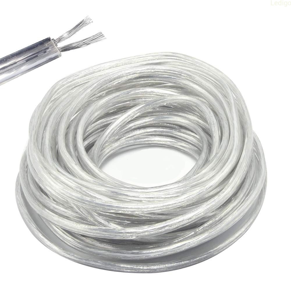 Przewód kabel transparentny przezroczysty 2x0,75