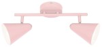 Lampa sufitowa listwa jasny róż 2xE14 AMOR