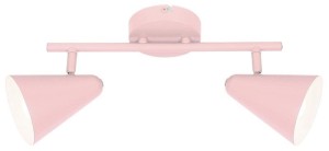 Lampa sufitowa listwa jasny róż 2xE14 AMOR