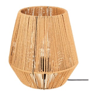 Lampa stołowa strunowa pleciona BOHO naturalna