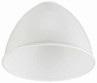 Klosz metalowy  biały okrągły stożek loft E27