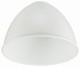 Klosz metalowy biały okrągły stożek loft E27