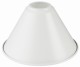 Klosz metalowy mały biały stożek loft E27