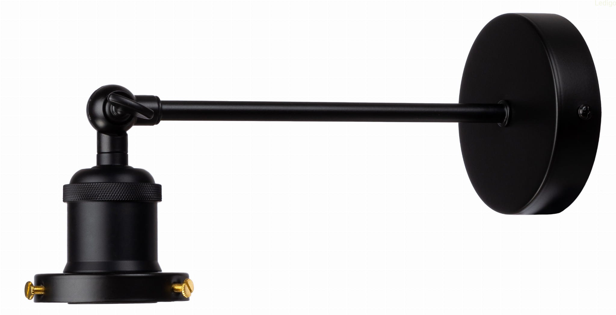 Kinkiet regulowany metalowy (stelaż) Matt Black