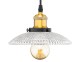 Lampa wisząca sufitowa szklana płaska mini