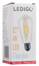Żarówka LED E27 4W ST64 FILAMENT CLEAR