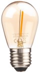Żarówka LED E27 S14 0,5W amber girlandowa