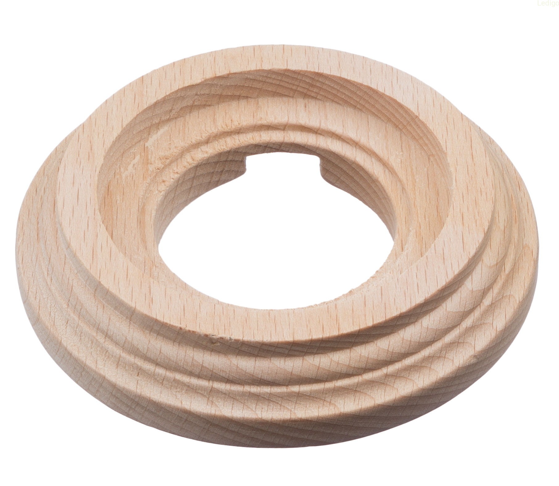 Ramka drewniana pojedyncza do gniazd i włączników natynkowych