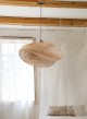 Lampa wisząca BOHO bambusowa plecionka NUSA