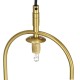 Lampa wisząca ring kulka sufitowa mosiądz 28W 4xG9 Cordel