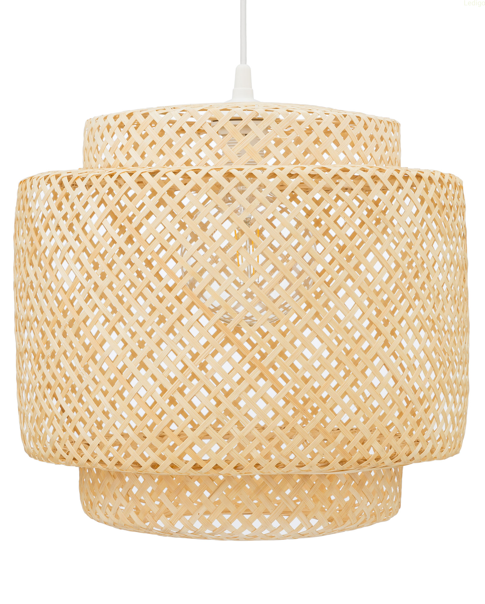 Lampa wisząca BOHO bambusowa 40cm DMT58