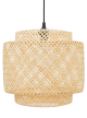 Lampa wisząca BOHO bambusowa czarna 40cm DMT58