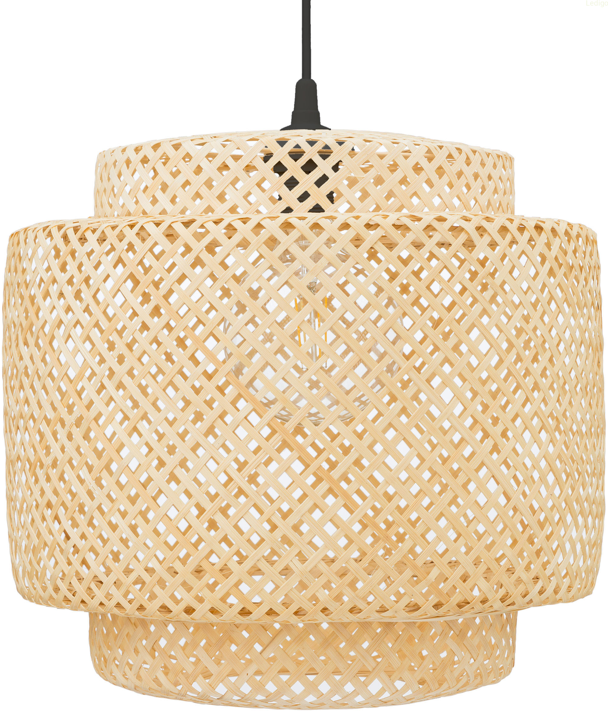 Lampa wisząca BOHO bambusowa czarna.png