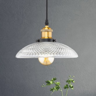 Lampa wisząca sufitowa szklana płaska Rosa Mini