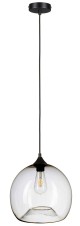 Lampa wisząca szklana przezroczysta ONYX 30cm