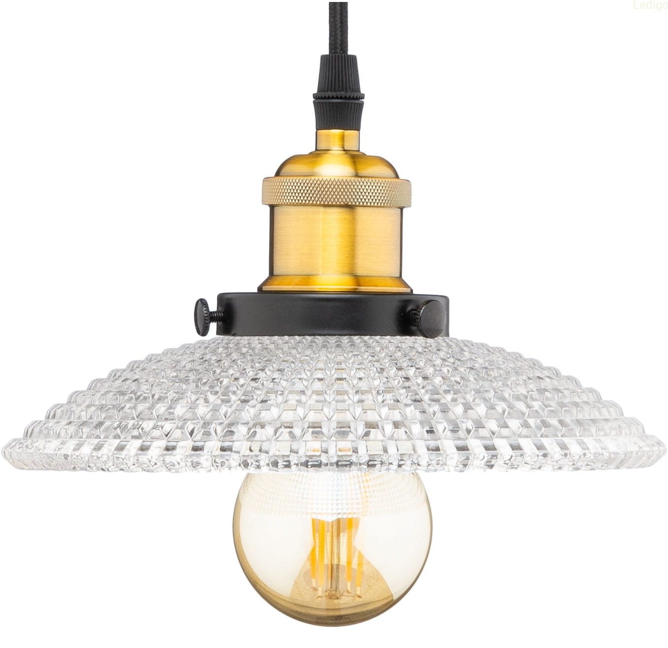 Lampa wisząca sufitowa szklana płaska Rosa Mini.jpg