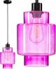 Lampa wisząca szklana różowa nowoczesna EP017 Ledigo