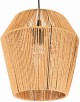 Lampa wisząca strunowa BOHO naturalna - plecionka z papieru