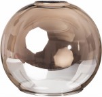 Klosz szklany Venus grafitowy 15 cm