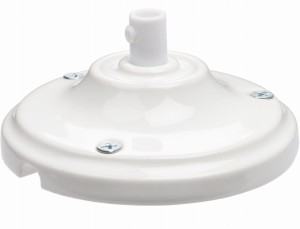 Podsufitka maskownica ceramiczna 3 otwory biała