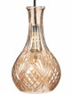 Lampa wisząca szklana kryształowa podłużna karafka AMBER bursztynowa, herbaciana, glamour