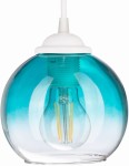 Lampa wisząca mała kulka Venus Niebieska