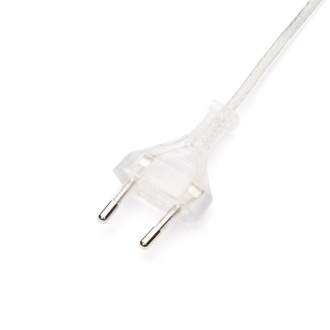 Przewód kabel z wtyczką PCV 3m transparentny przezroczysty