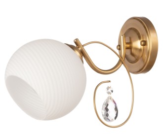 Kinkiet ścienny klasyczny z kryształem Sofia WSG10A1