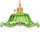 Lampa wisząca sufitowa szklana kwiat FLOWER zielona Ledigo