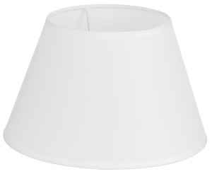 Abażur stożek biały z kolekcji Karo E27