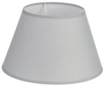 Abażur stożek szary z kolekcji Karo E27