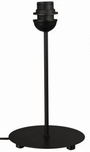 Lampa stojąca stelaż czarny do klosza E27 z włącznikiem ON/OFF