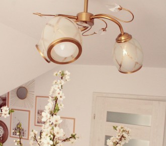 Lampa sufitowa z kryształkami żyrandol klasyczny Sofia WSG06A3