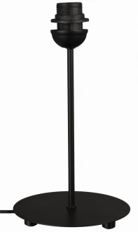 Lampka stołowa czarna abażur ażurowy czarny E27