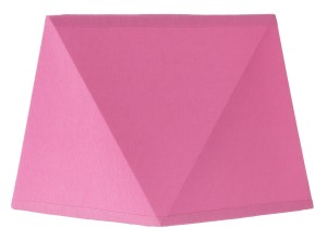 Abażur diament mały różowy