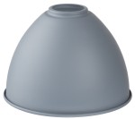 Klosz metalowy  szary okrągły stożek loft E27