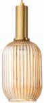Lampa wisząca MODERNA LUX Slim złota bursztynowa