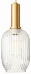 Lampa wisząca MODERNA LUX Slim złota przezroczysta