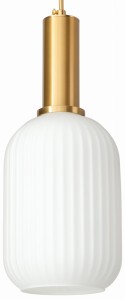 Lampa wisząca MODERNA LUX Slim złota mleczna