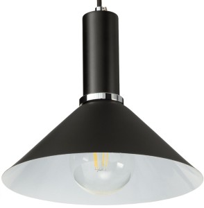 Lampa wisząca Loft metalowa KOBE czarna