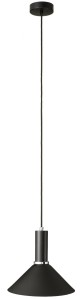 Lampa wisząca Loft metalowa Stożek czarna