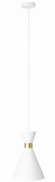 Lampa wisząca Loft metalowa Fit biała