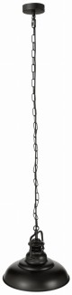 Lampa wisząca Rustykala z łańcuchem czarna