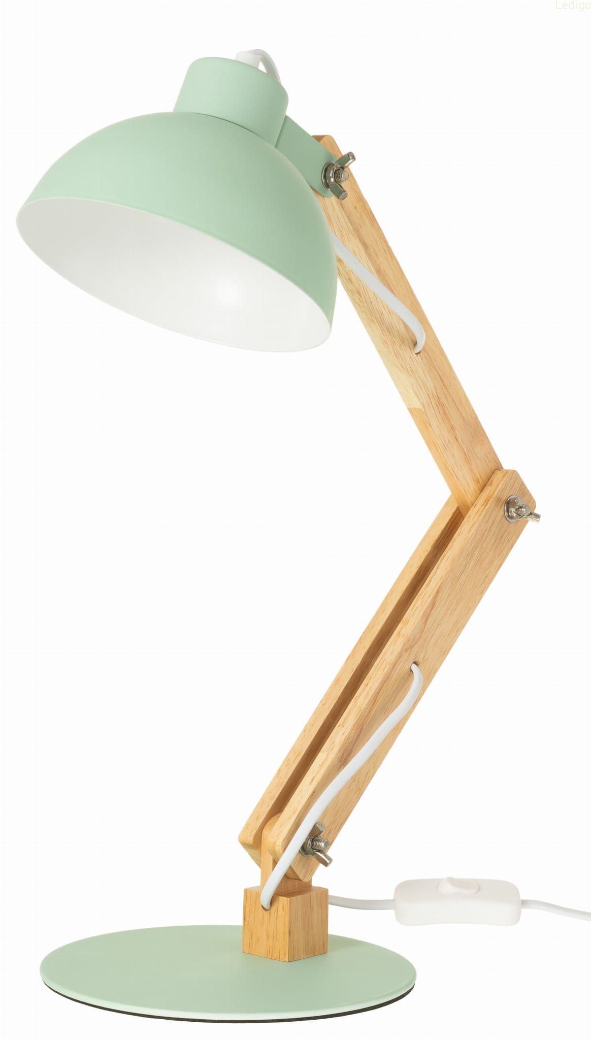 Lampka biurkowa dziecięca JUNIOR pastelowa jasna mięta