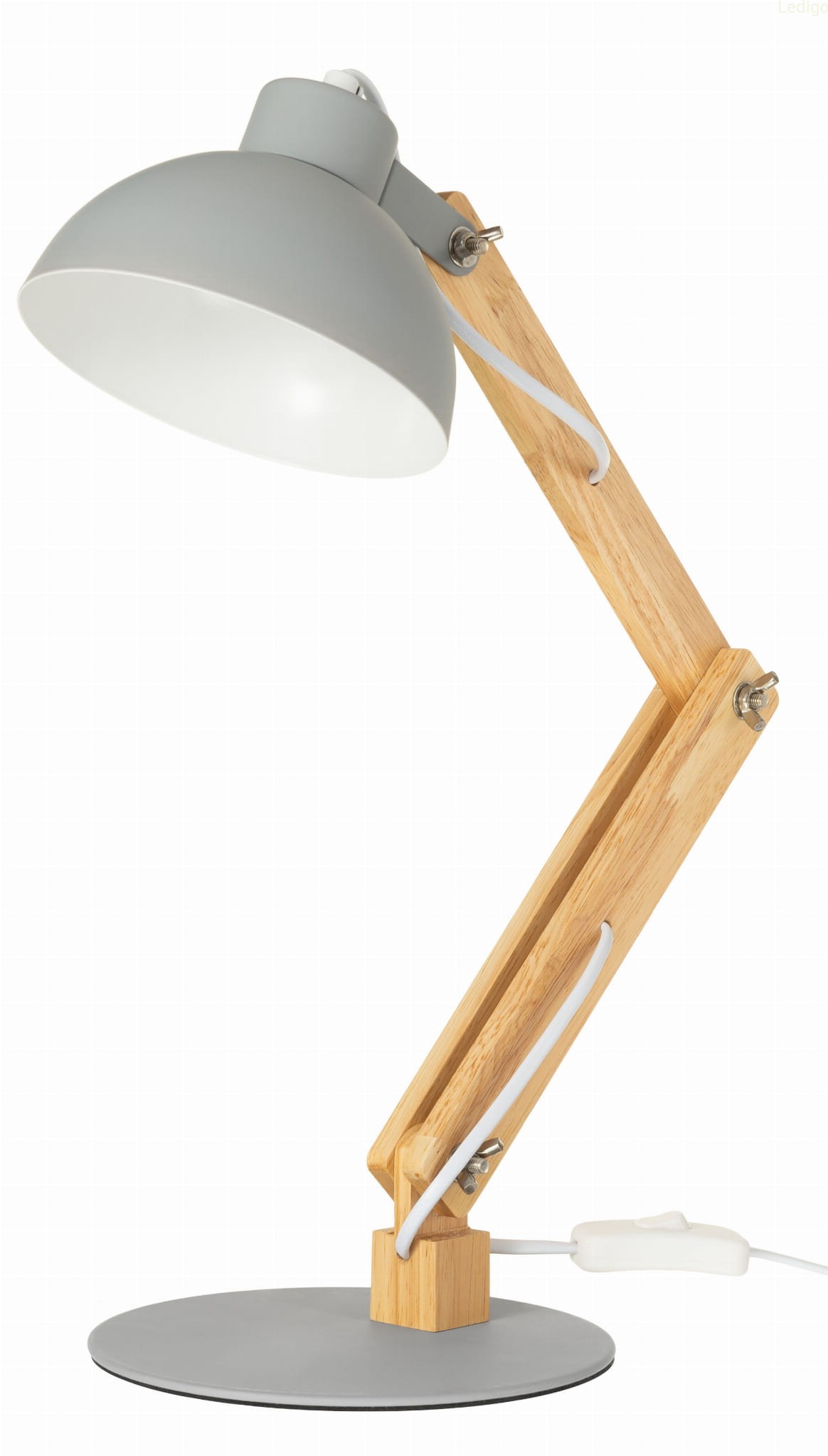 Lampka biurkowa dziecięca JUNIOR szara